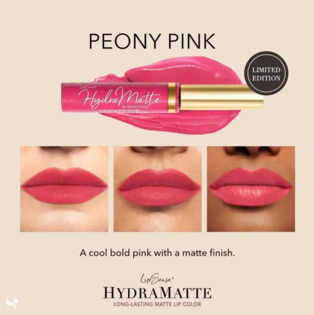 Peony Pink HydraMatte LipSense-Limited Edition